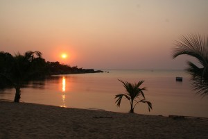 Sunset Isango bay