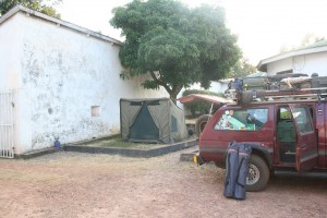 Camping at an old German fort