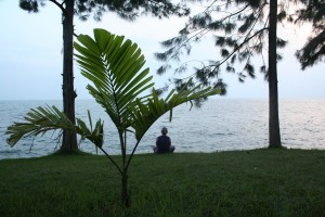 Lake side meditation